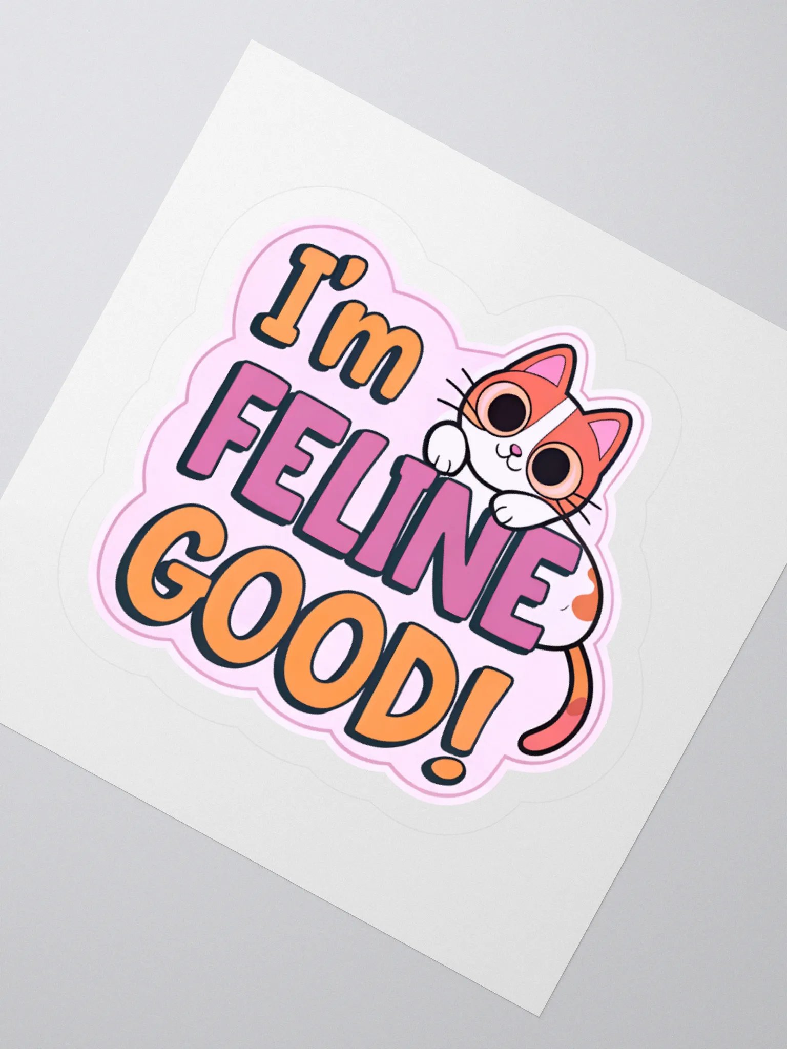 Feline Good Kiss Cut Stickers product image (5)
