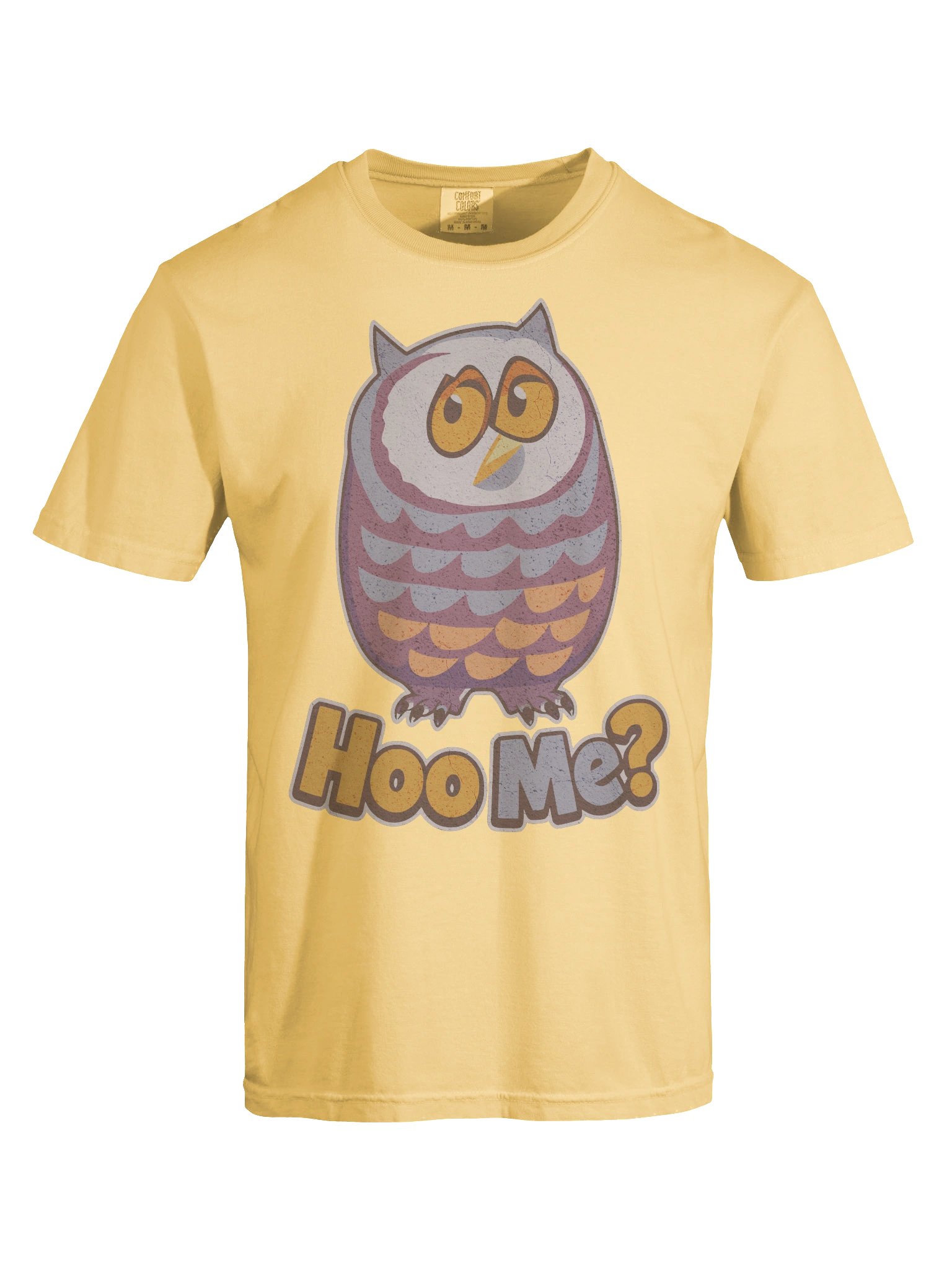 Hoo Me Owl Comfort Colors T-Shirt – Funny Cute Graphic Tee product image (33)