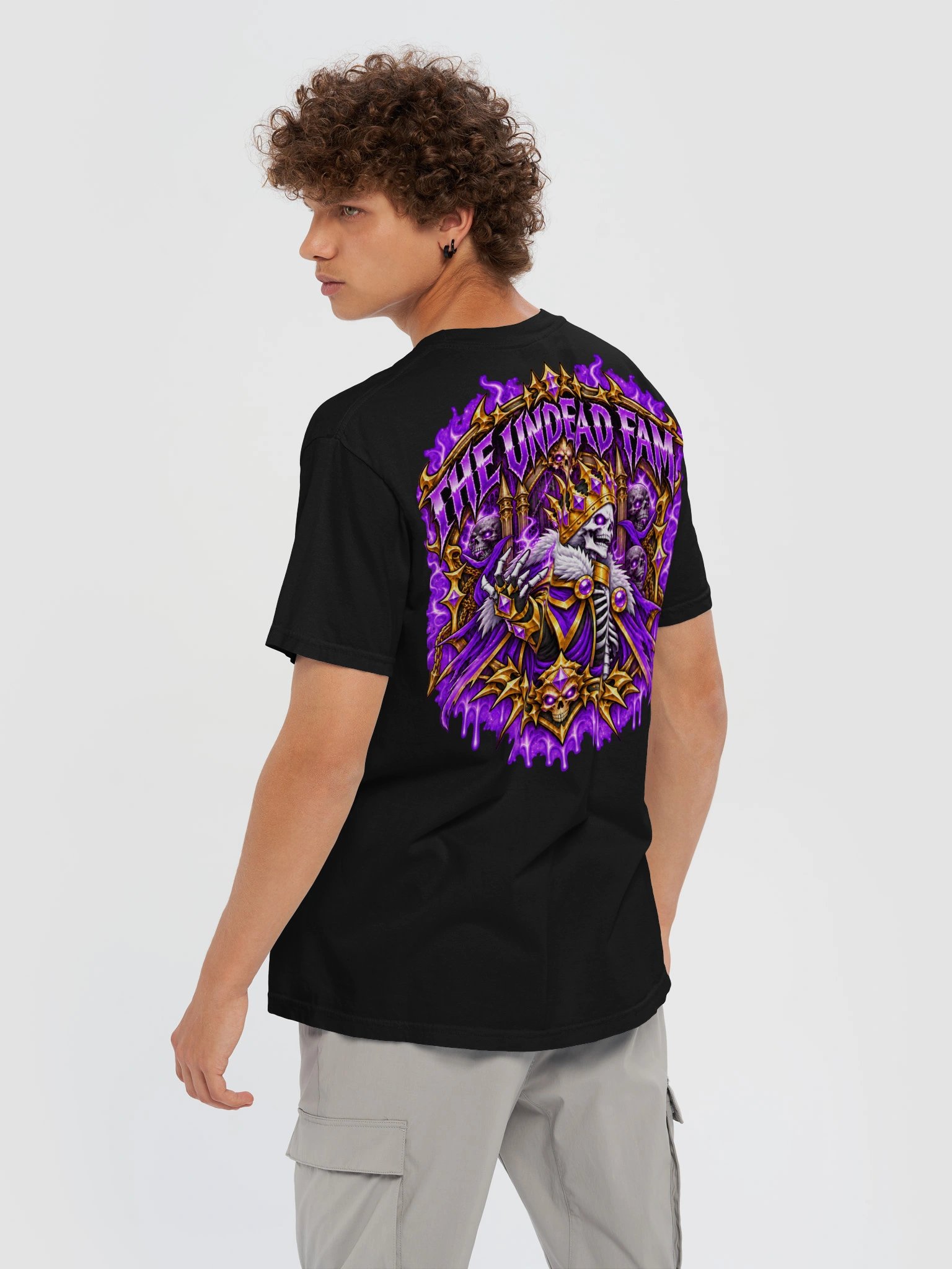 Undead And Unbothered Tee (Purple) product image (6)