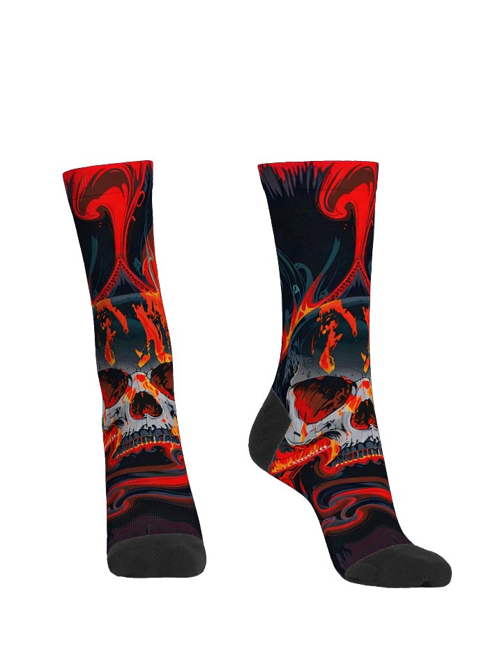 Skull-Knock Crew Socks product image (1)