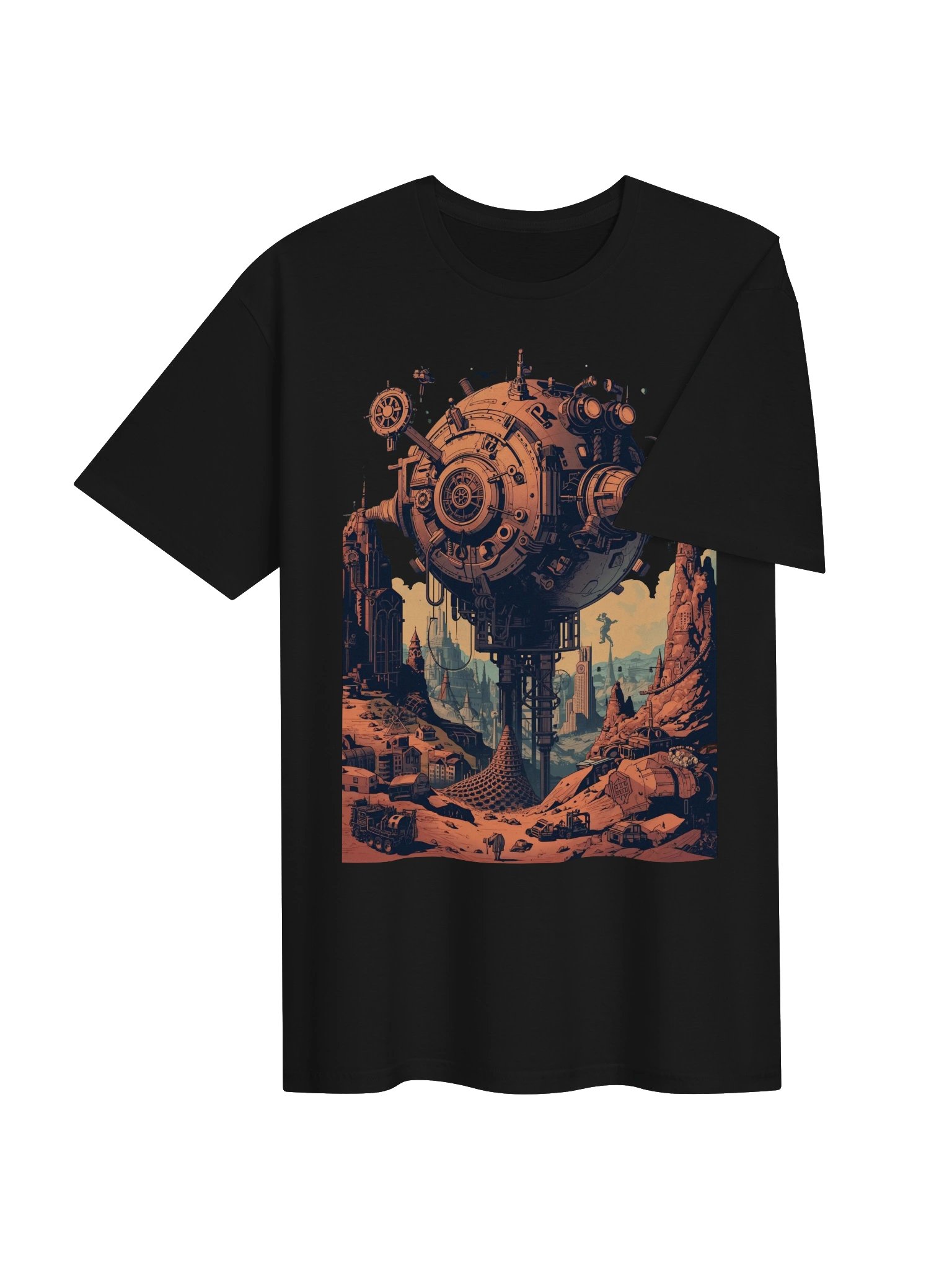 Orbital Outpost Sci-Fi T-Shirt product image (7)