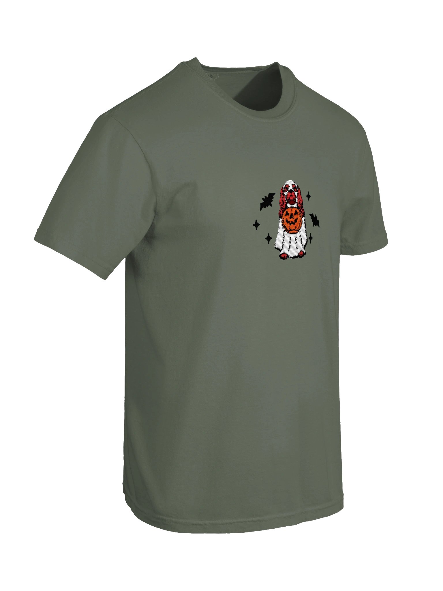 Halloween American Cocker Spaniel(Red) Embroidered T-Shirt product image (14)