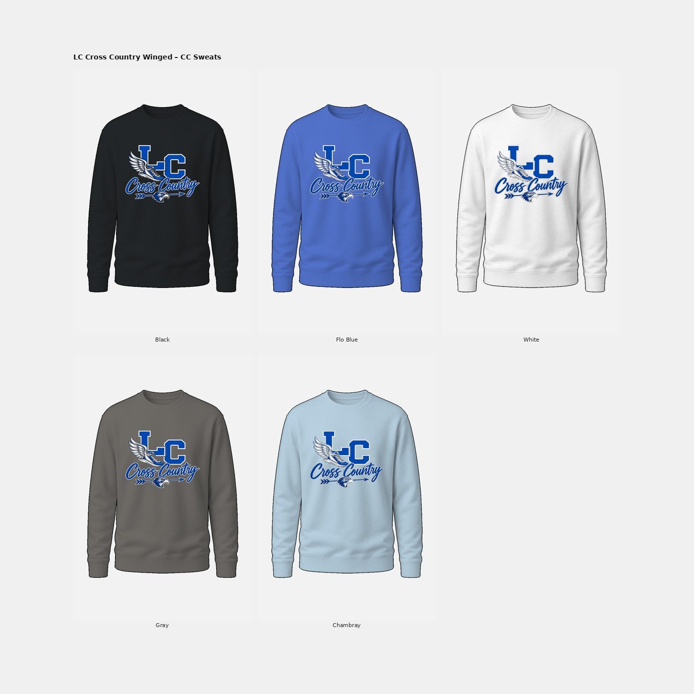 cross country Comfort Colors Sweatshirt product image (5)