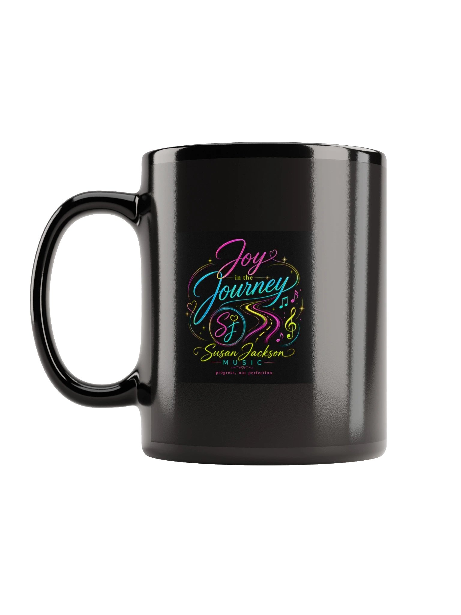 Joy in the Journey Black Mug product image (1)