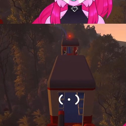 I MISSED THE TRAIN! 😭 #vtuber #vtuberclips #furry #fyp #bigwalk #cringe #anime