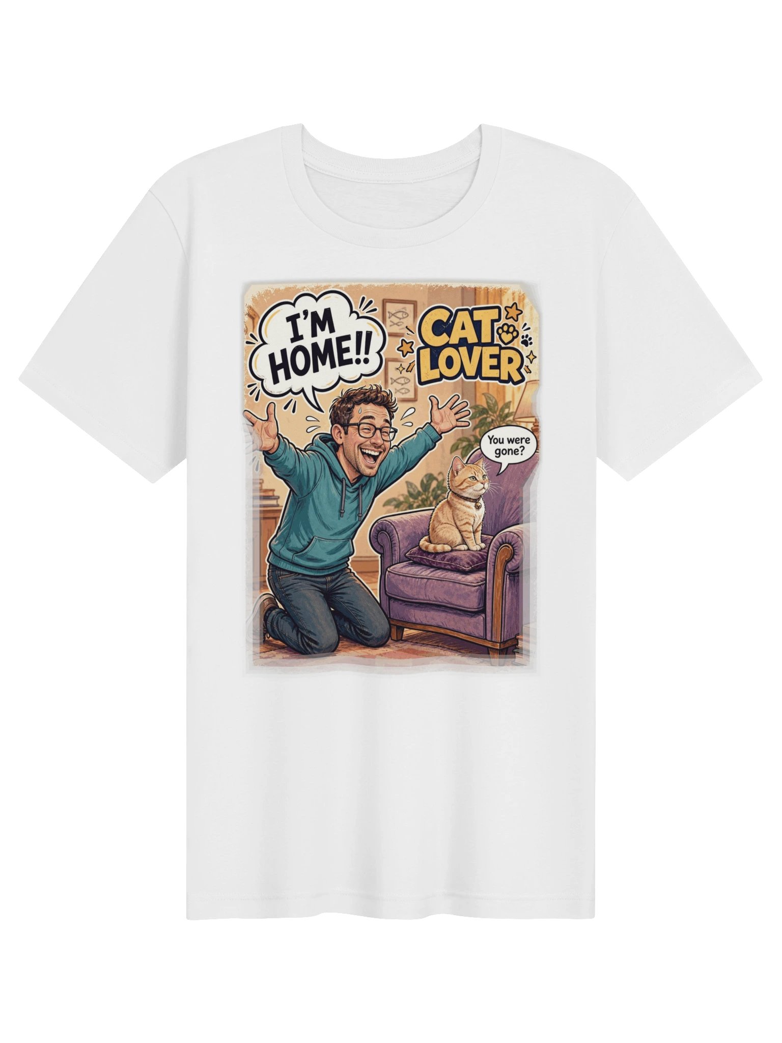 Cat Lover Bella+Canvas Unisex Jersey Tee product image (1)