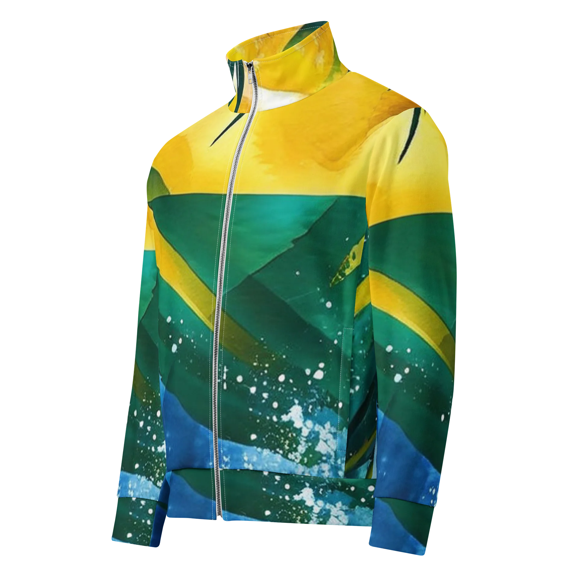Abstract Diplomat Print - SVG - Caribbean Apples | Unisex Track Jacket product image (1)