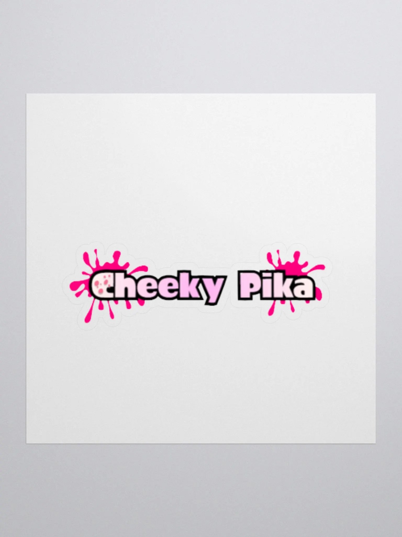 Cheeky Pika Sticker product image (1)
