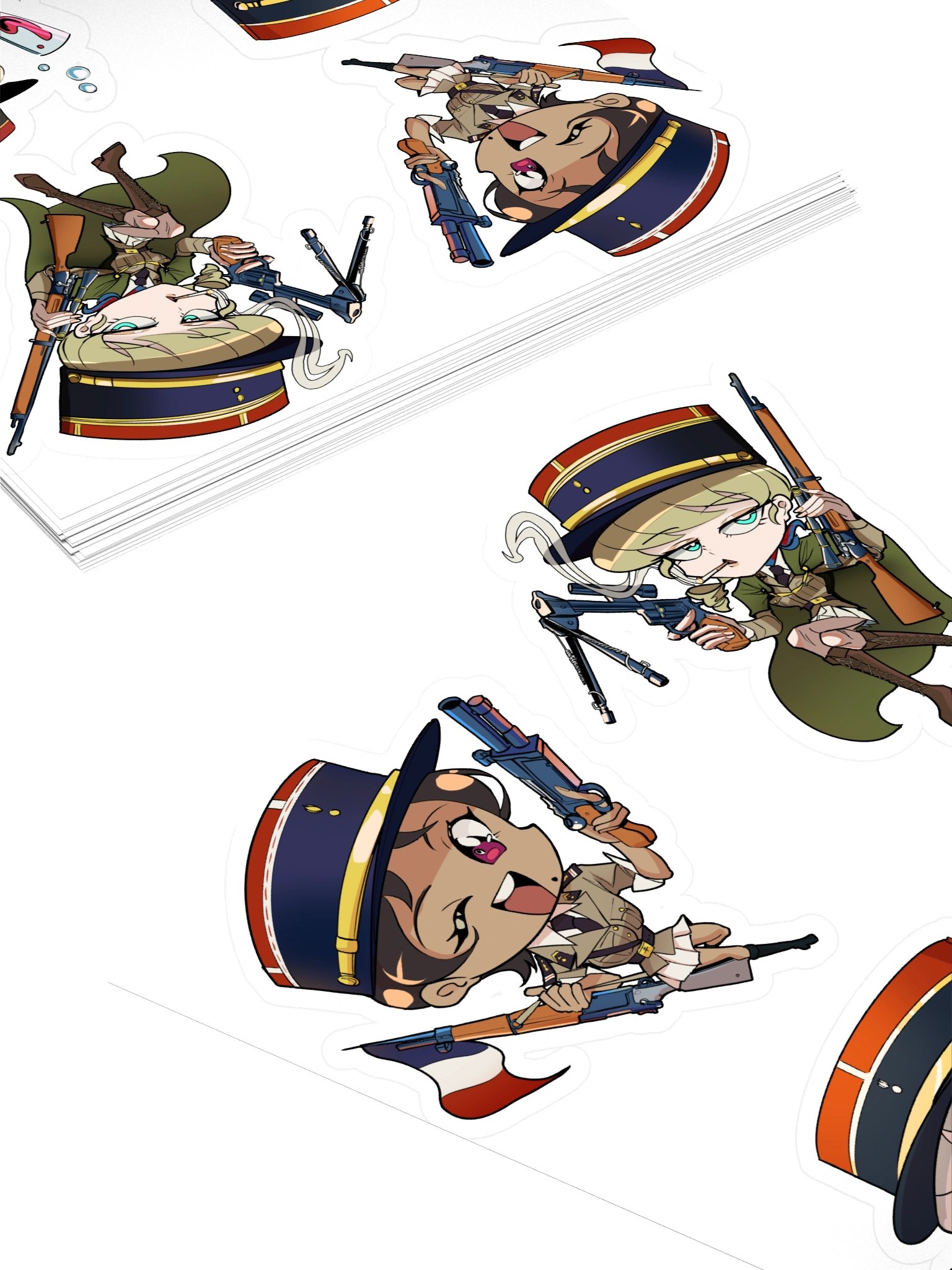Deuxième Bureau - Yvette Et Josie STICKER Set product image (4)