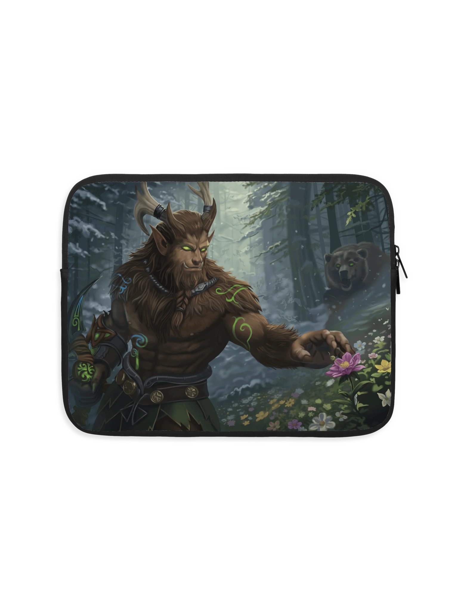Spring Cernunnon: Laptop Sleeve - Feyluna product image (1)