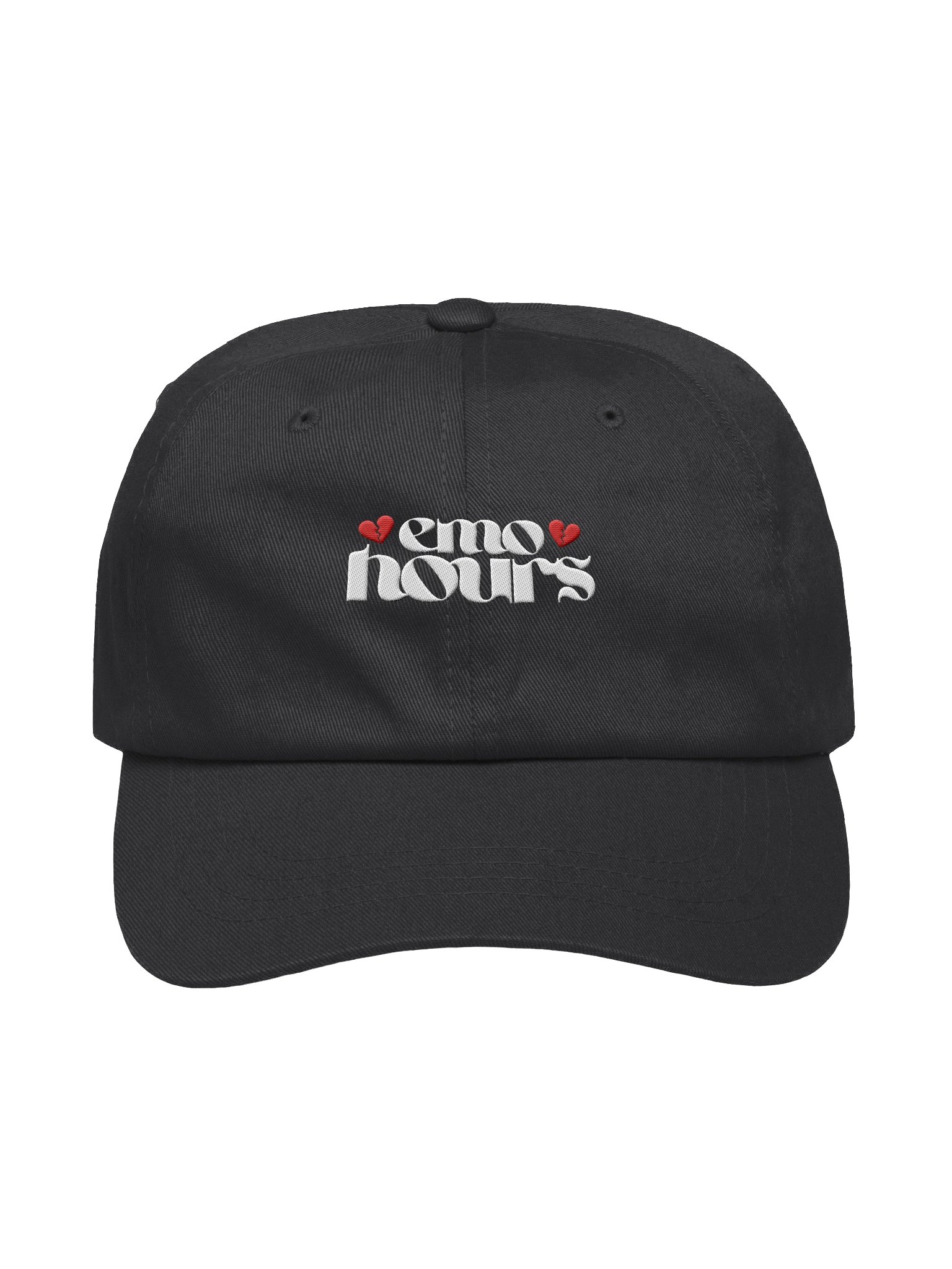 Emo Hours (Embroidered) - Light Text Cap product image (1)