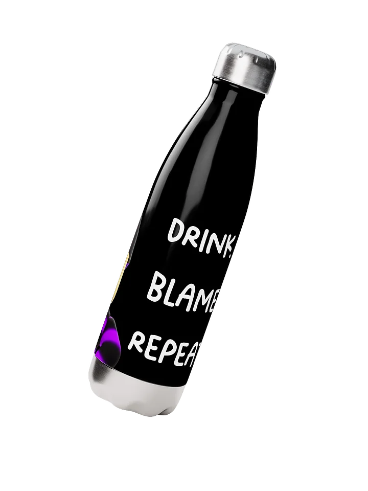 "DRINK. LAG. REPEAT." Stainless Steel Water Bottle product image (2)