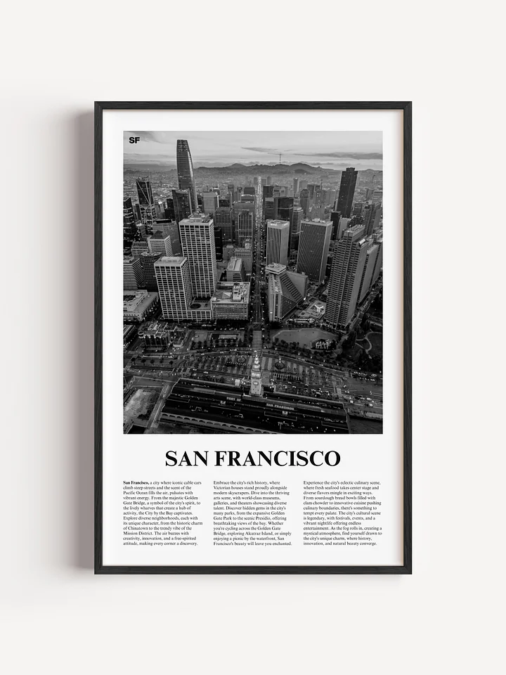 San Francisco 03 Newspaper Poster product image (1)