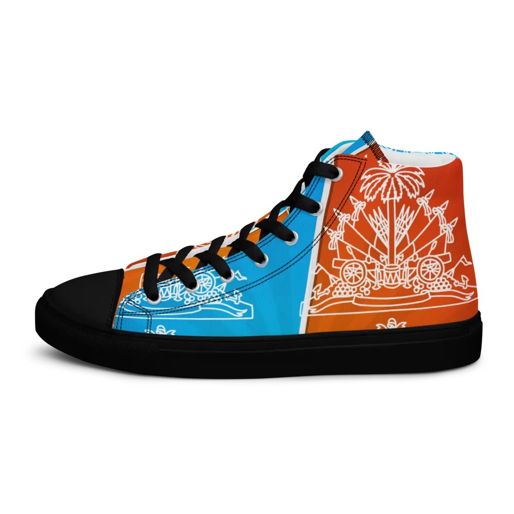 Haitian flag Men's High Tops product image (8)