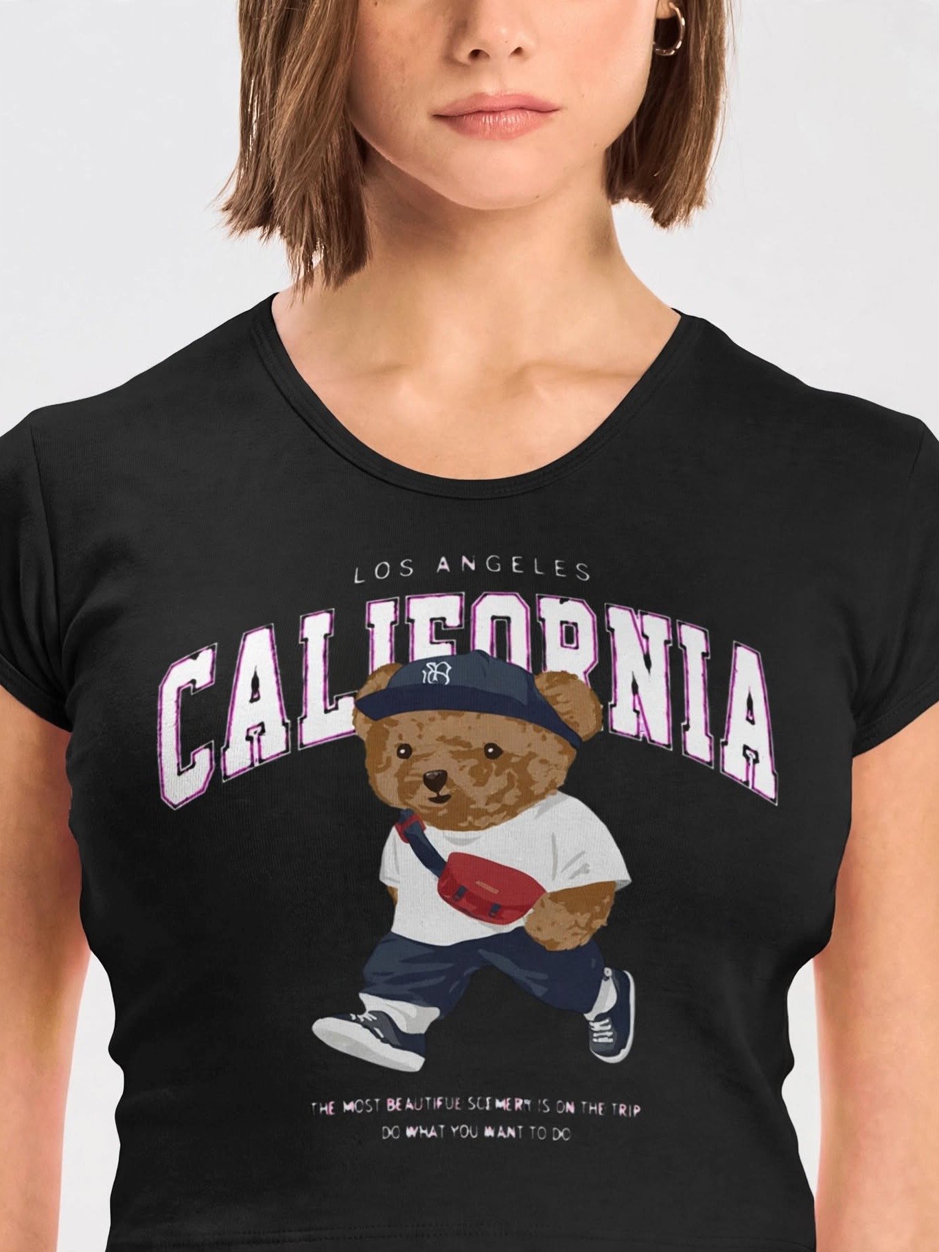 Cute California Bear T-Shirt – Adorable West Coast Teddy Bear Graphic product image (1)
