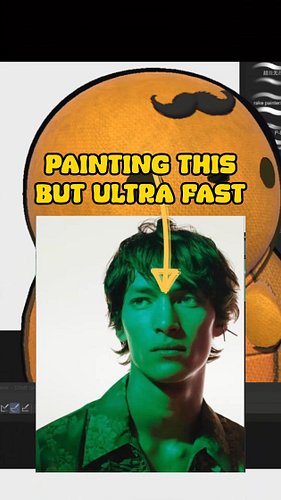 Ultra fast painting of a portrait I grabbed from the stream and sped it up. Hope you like. Wow cool. Comment wow cool if you ...