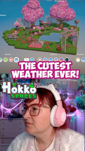 The Cutest Weather Mechanic Ever #cozygaming #hokospaces #gamingaesthetic #wholesome #ad @hokkogames