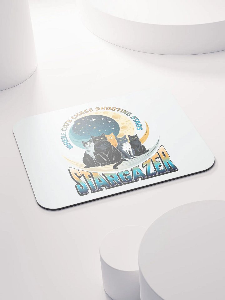 Where Cats Chase Shooting Stars Stargazer Mouse Pad product image (2)
