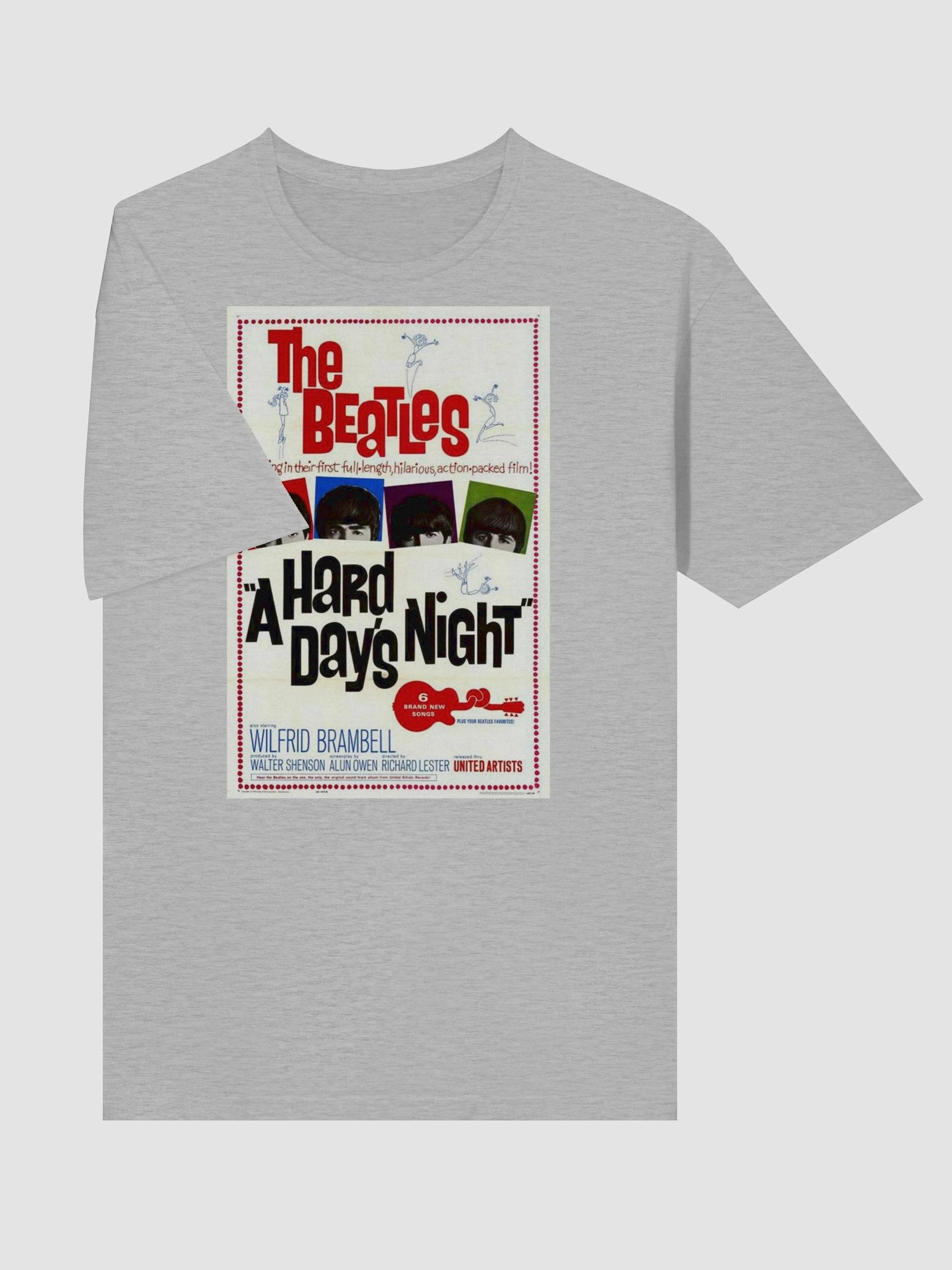 The Beatles “A Hard Day’s Night” T-Shirt | Vintage Movie Poster Rock Band Graphic Tee product image (3)