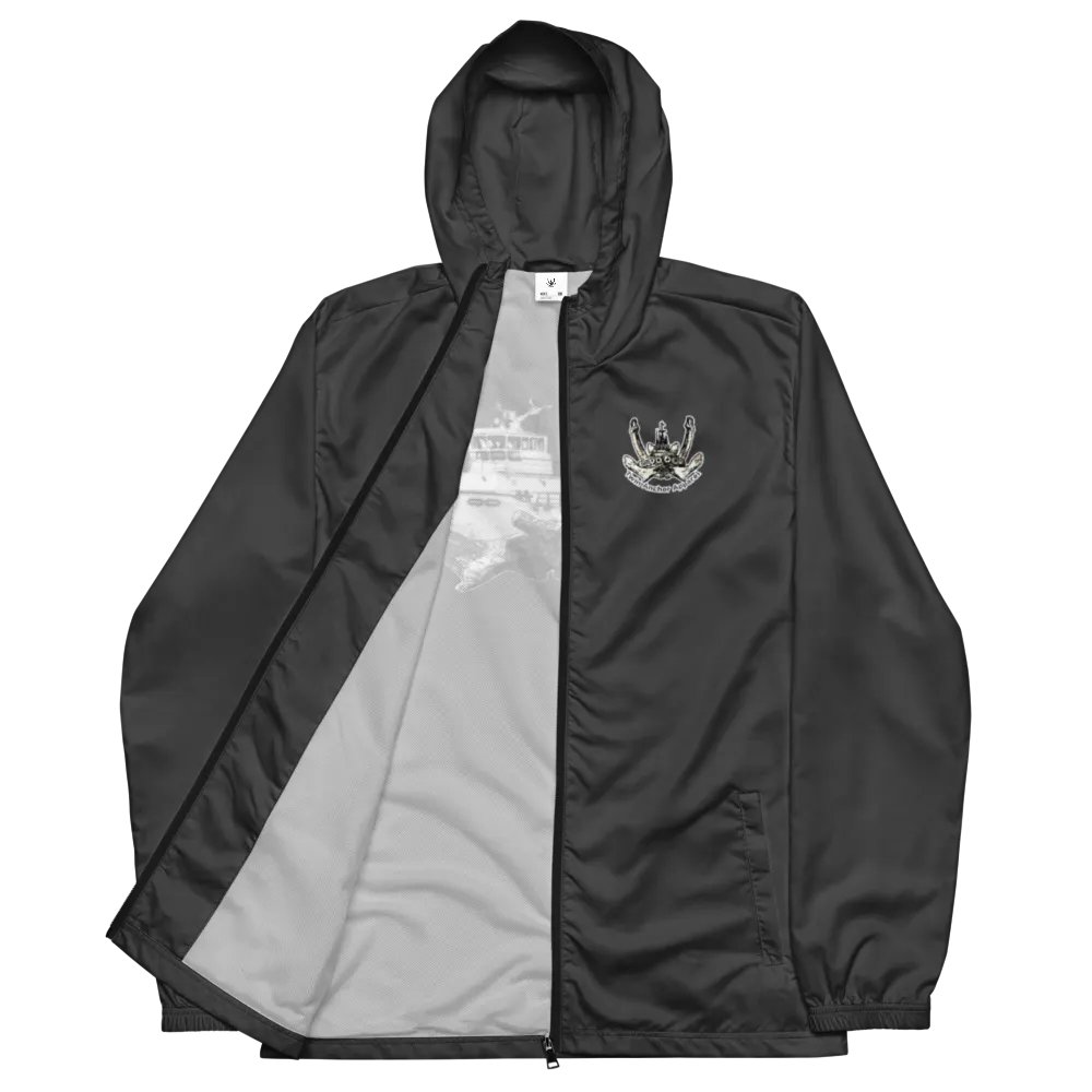 Gray Twin Anchor Titan tug Windbreaker product image (3)
