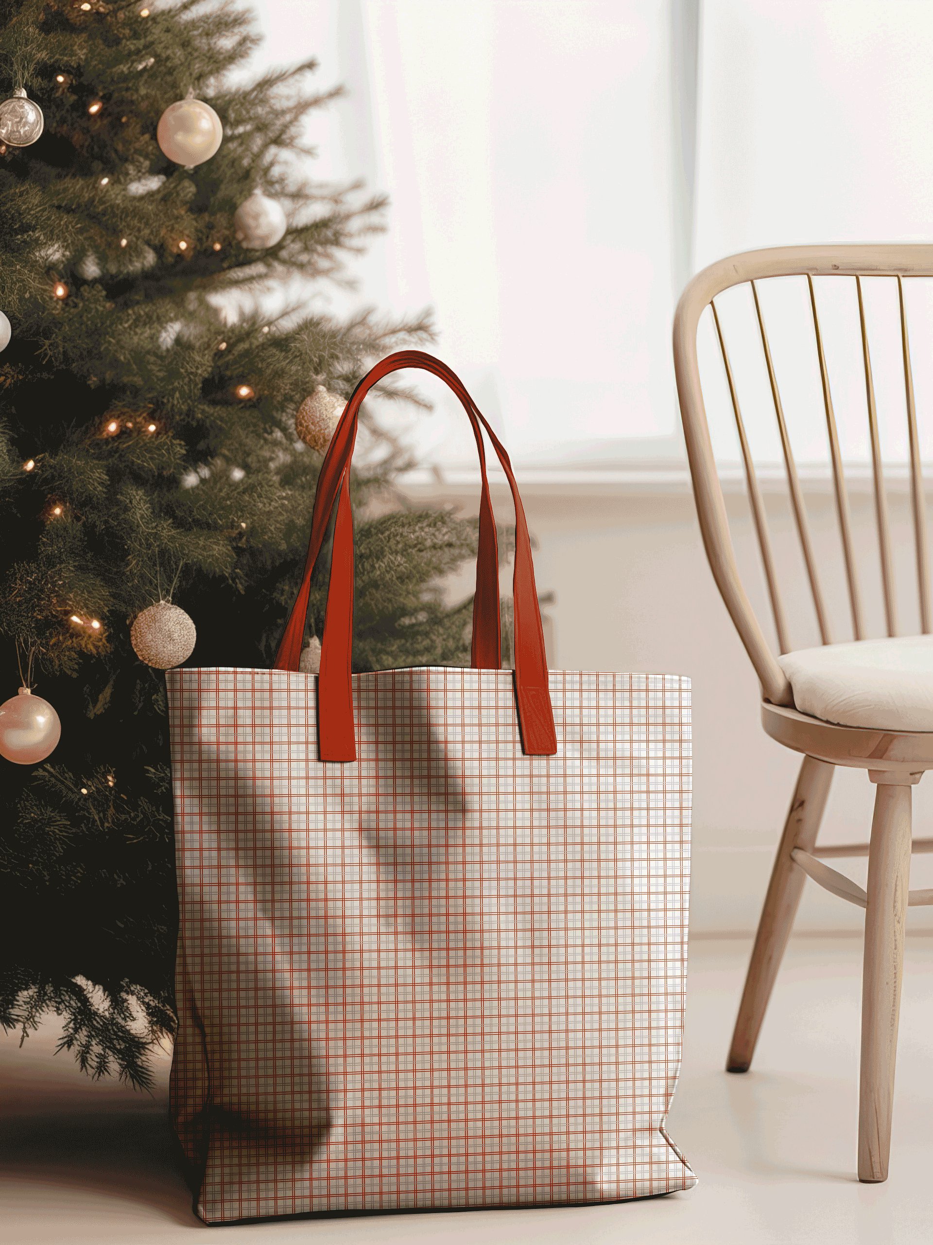 Christmas Plaid Tote product image (1)