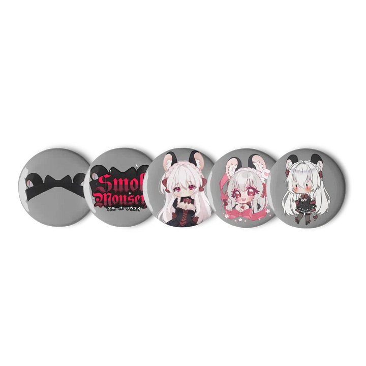 ♱ SMOL MOUSEY BUTTON PACK ♱ product image (1)