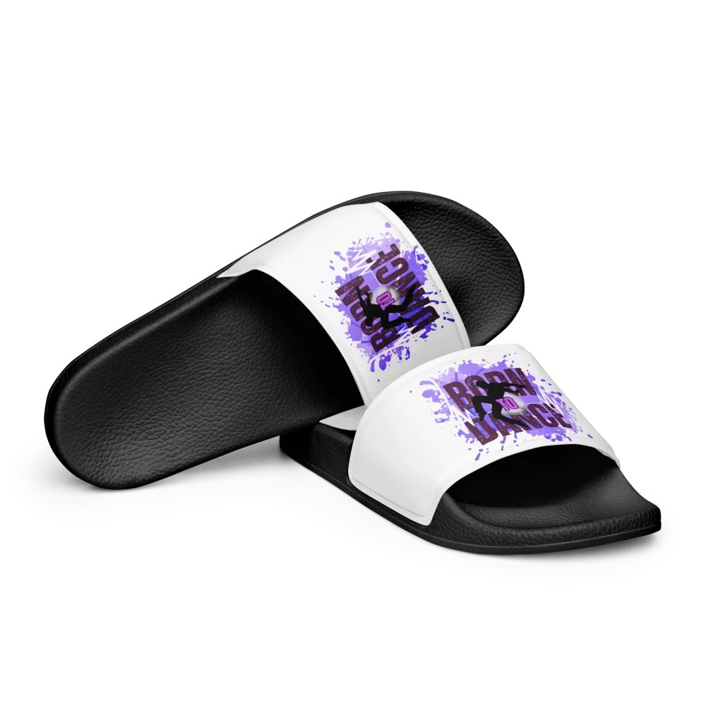 Born to Dance His Silhouette Women's Slides product image (13)