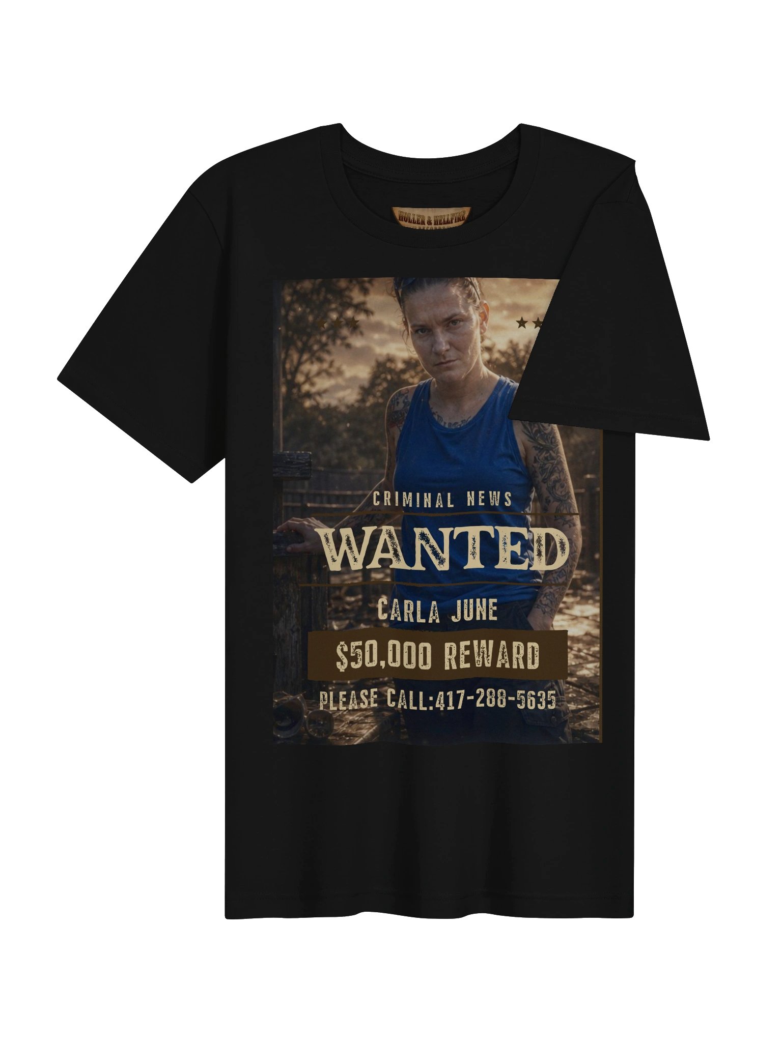 Carla June Wanted Poster Tee product image (4)
