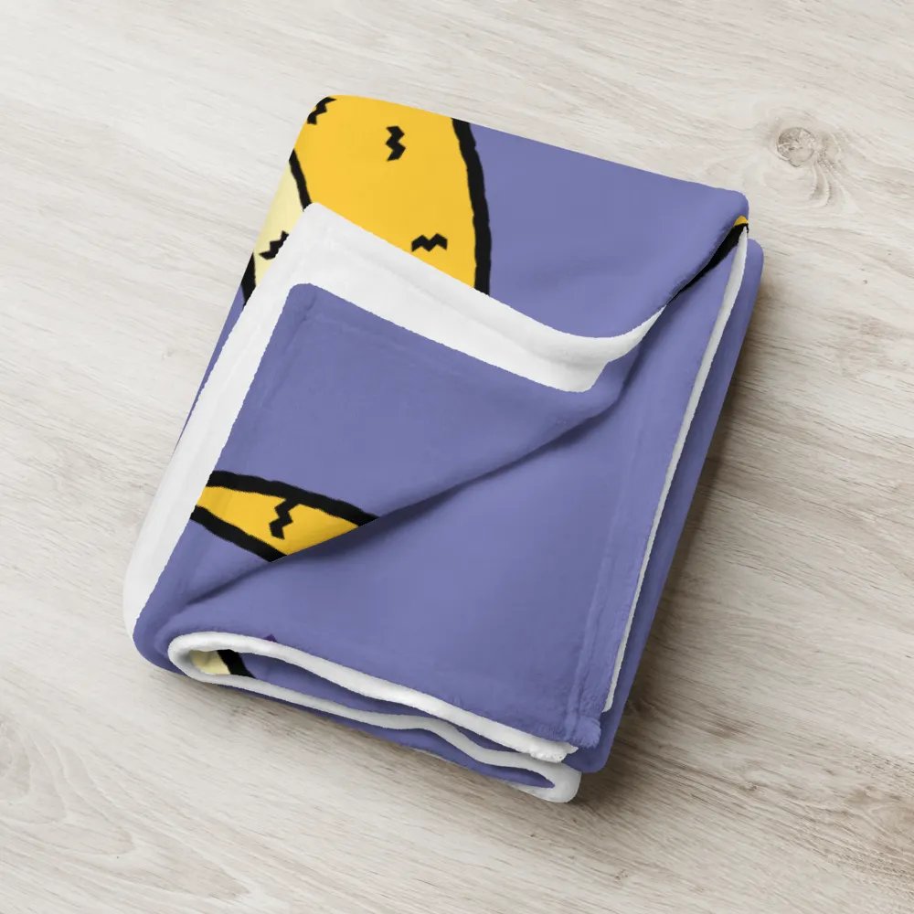 Throw Blanket 💜 I will focus my energy on what's good for me (127 × 153 cm) product image (6)