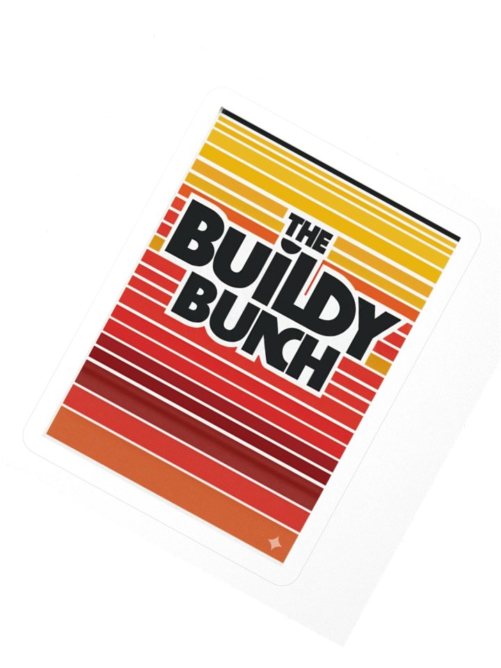 Sticker - Buildy Bunch Retro product image (5)