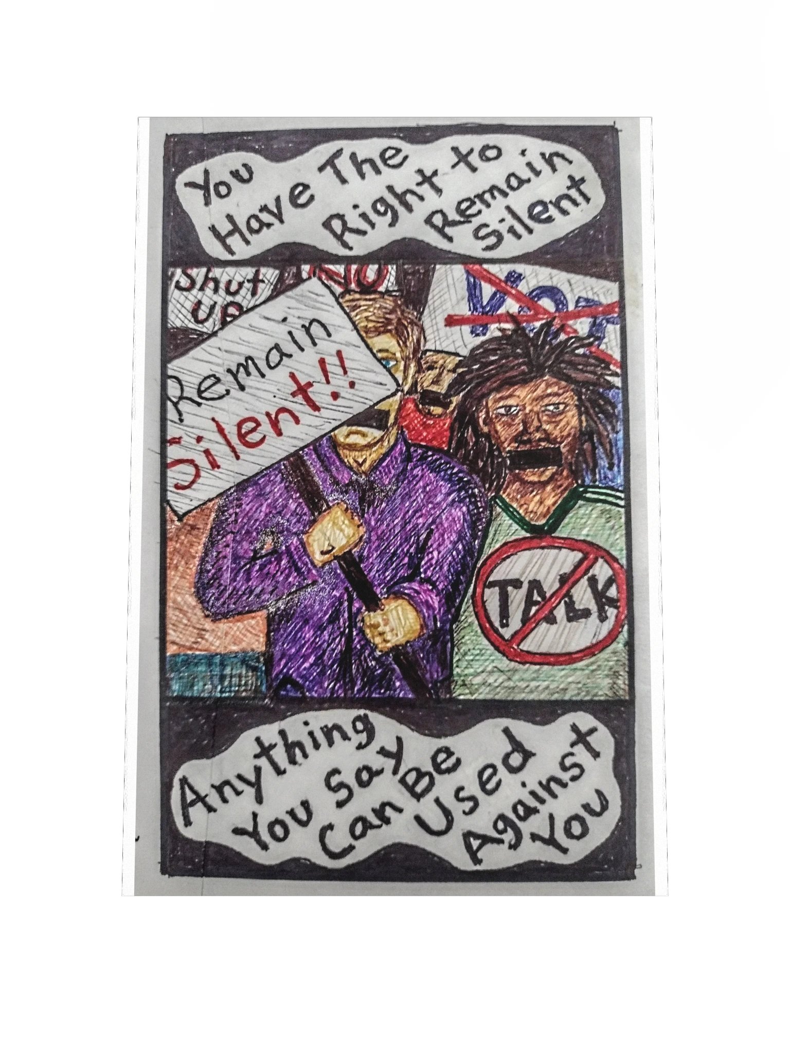 Remain Silent Print product image (9)