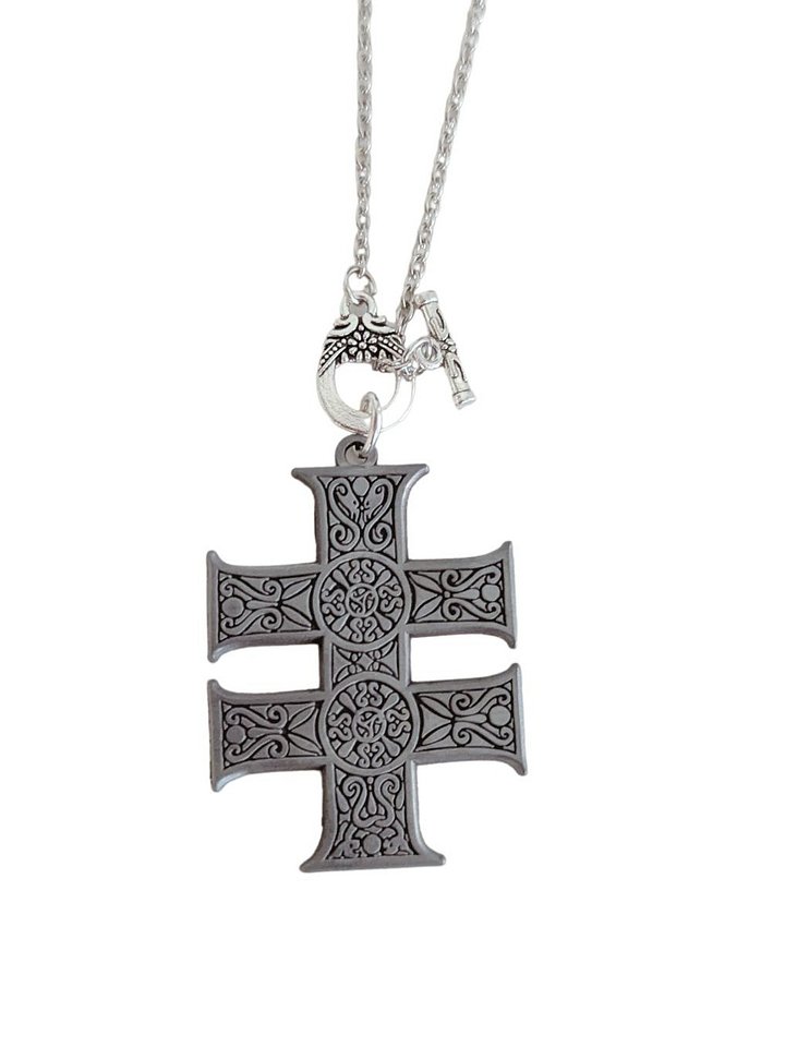 Annwyn Cross Necklace on chain product image (2)