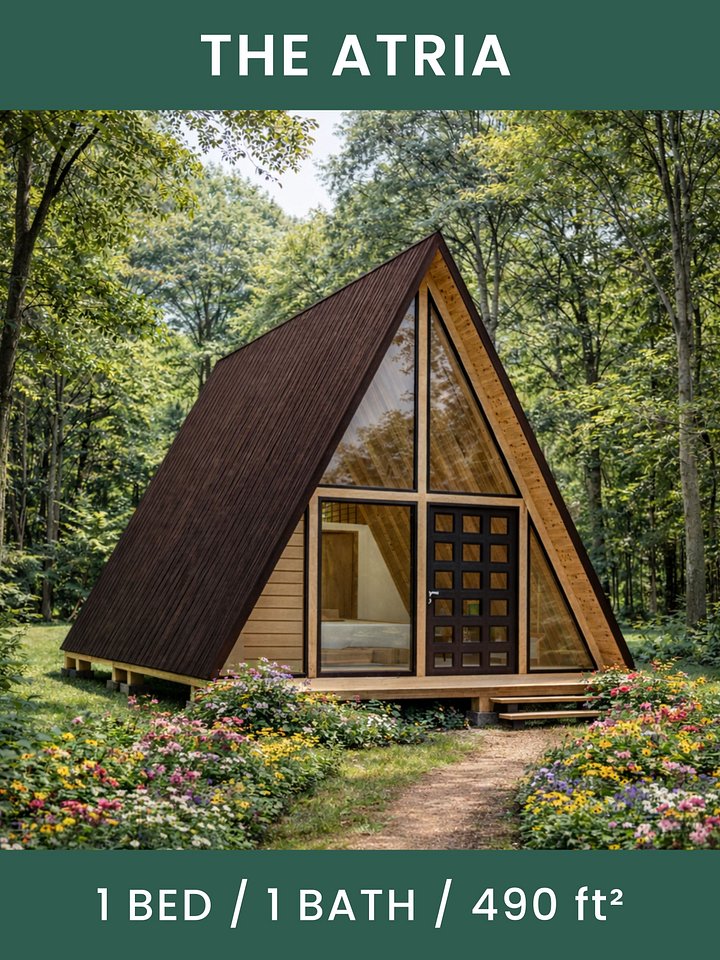 The Atria Tiny House Blueprint Set product image (1)