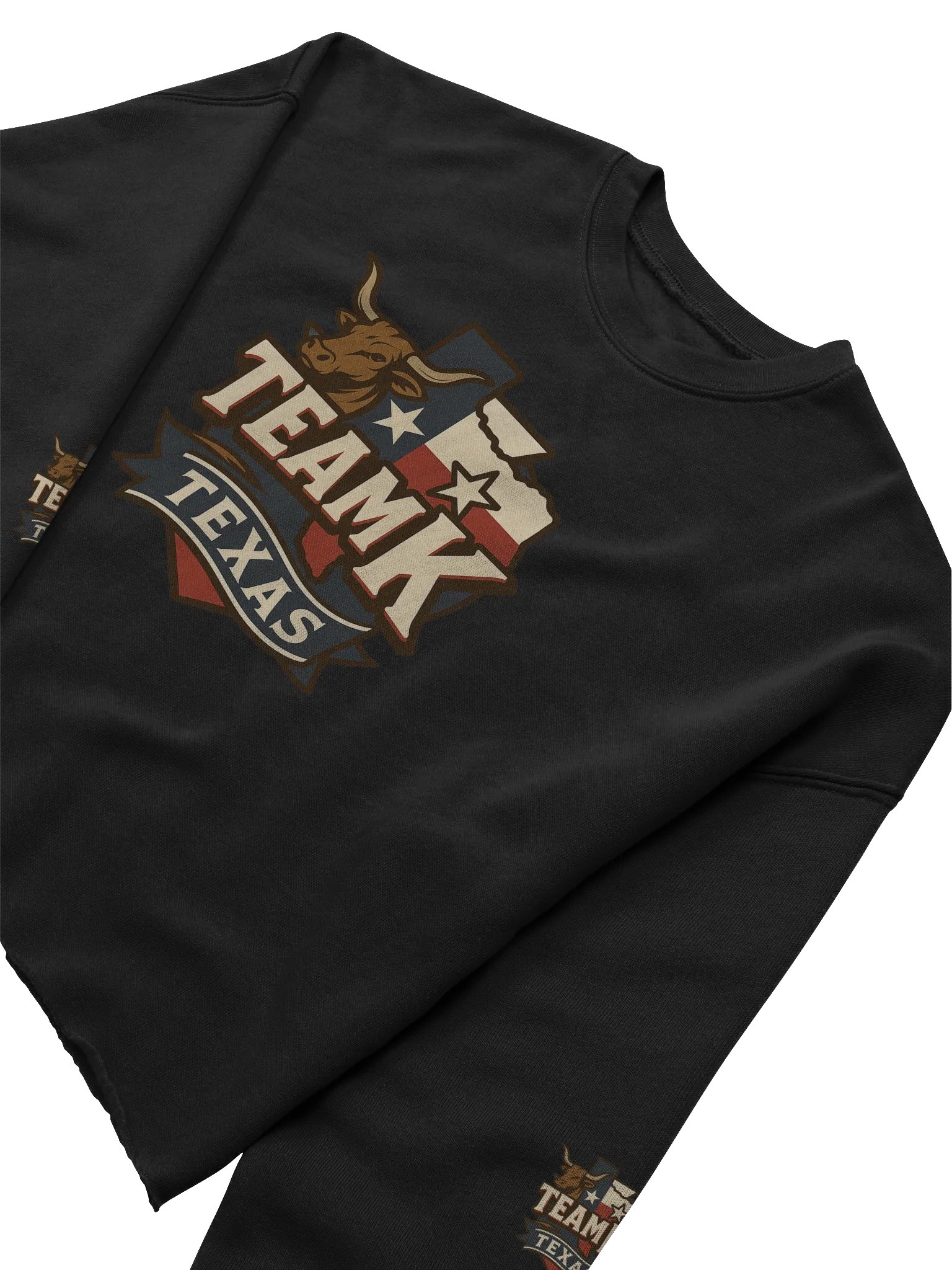 Team K Texas Crop Sweatshirt product image (5)