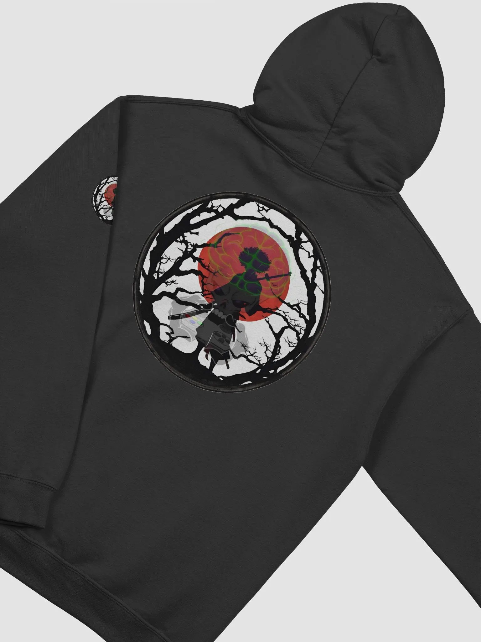 Black Samurai Logo Hoodie product image (21)