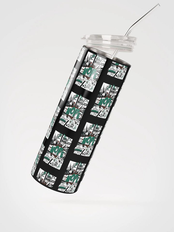 Shac-oholics Comic Blast Tumbler - Dark Green 