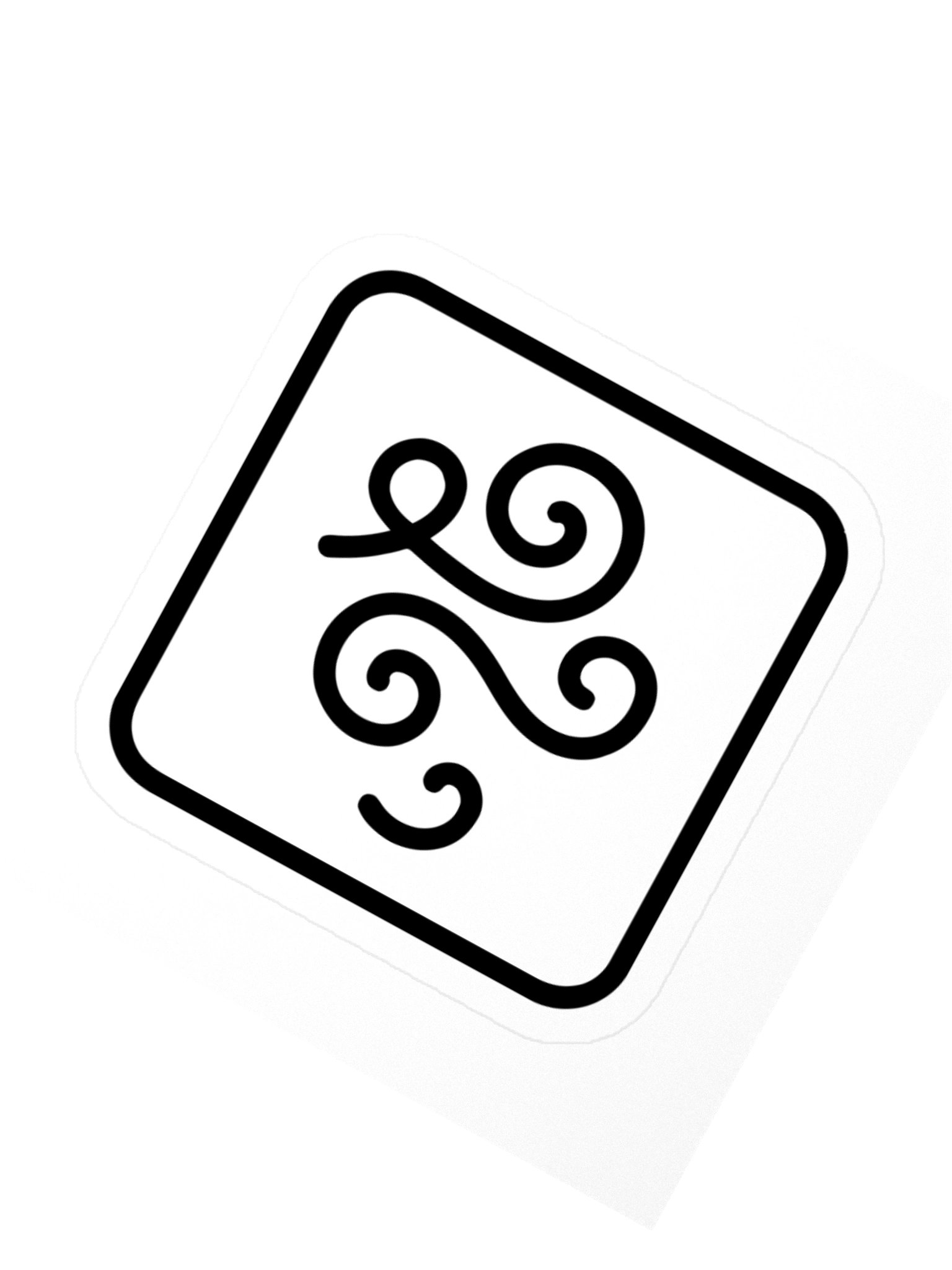 Random Thoughts Logo Sticker product image (2)