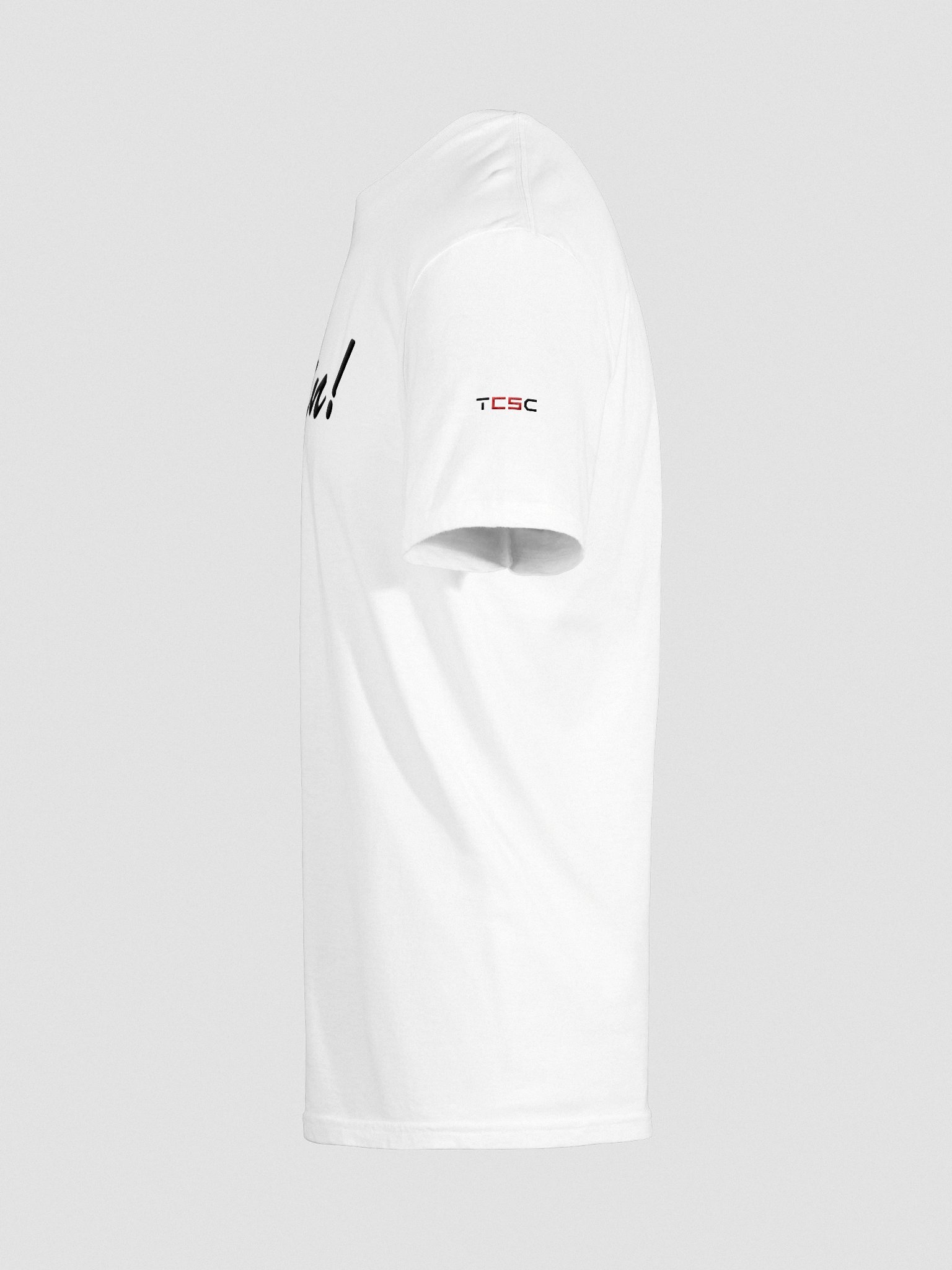 'Again!' Embroidered Emblem Unisex T-Shirt (White) product image (9)