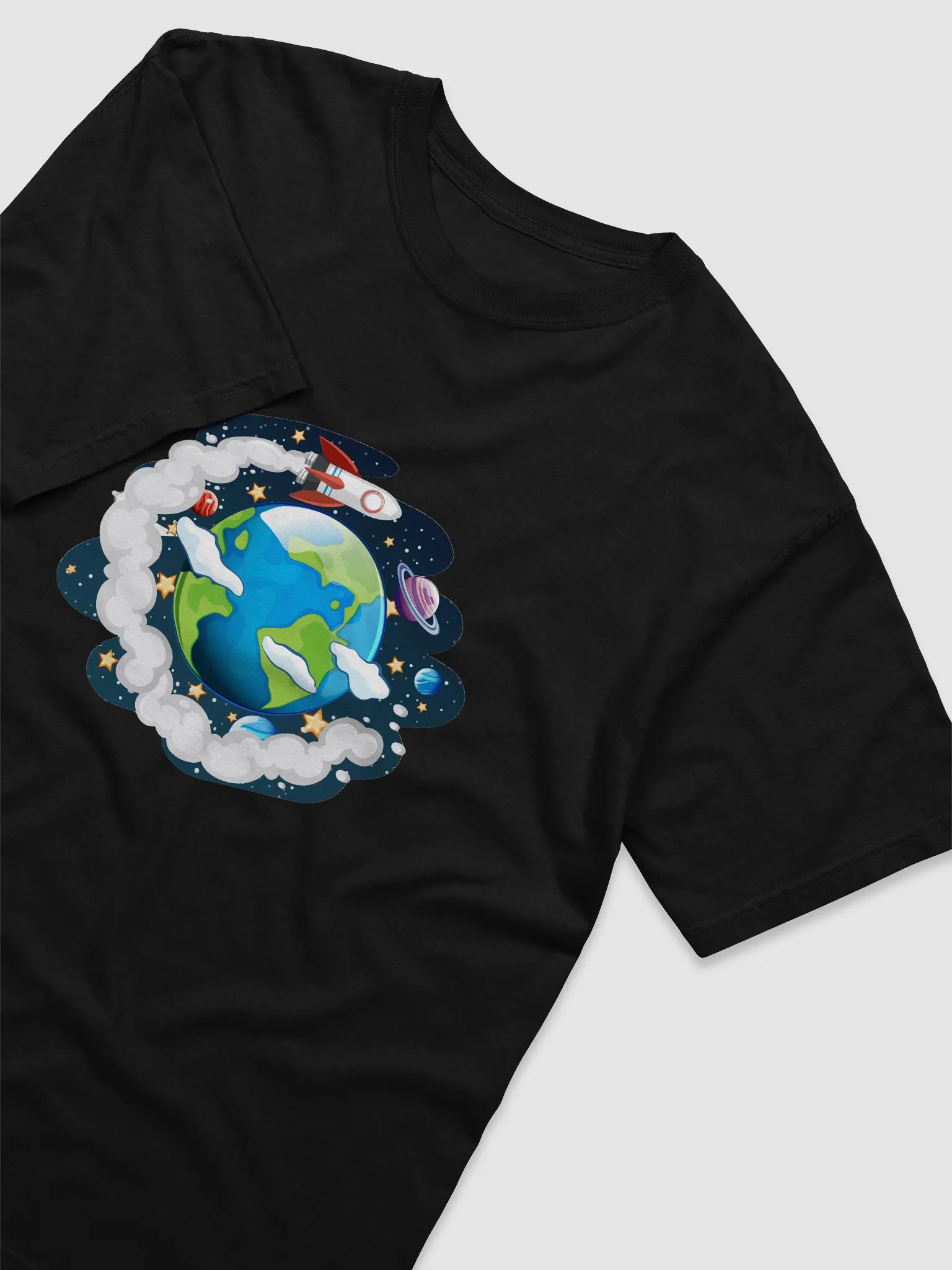 Galactic Adventure Cotton Tee – Soft, Stellar, and Ready for Liftoff product image (3)