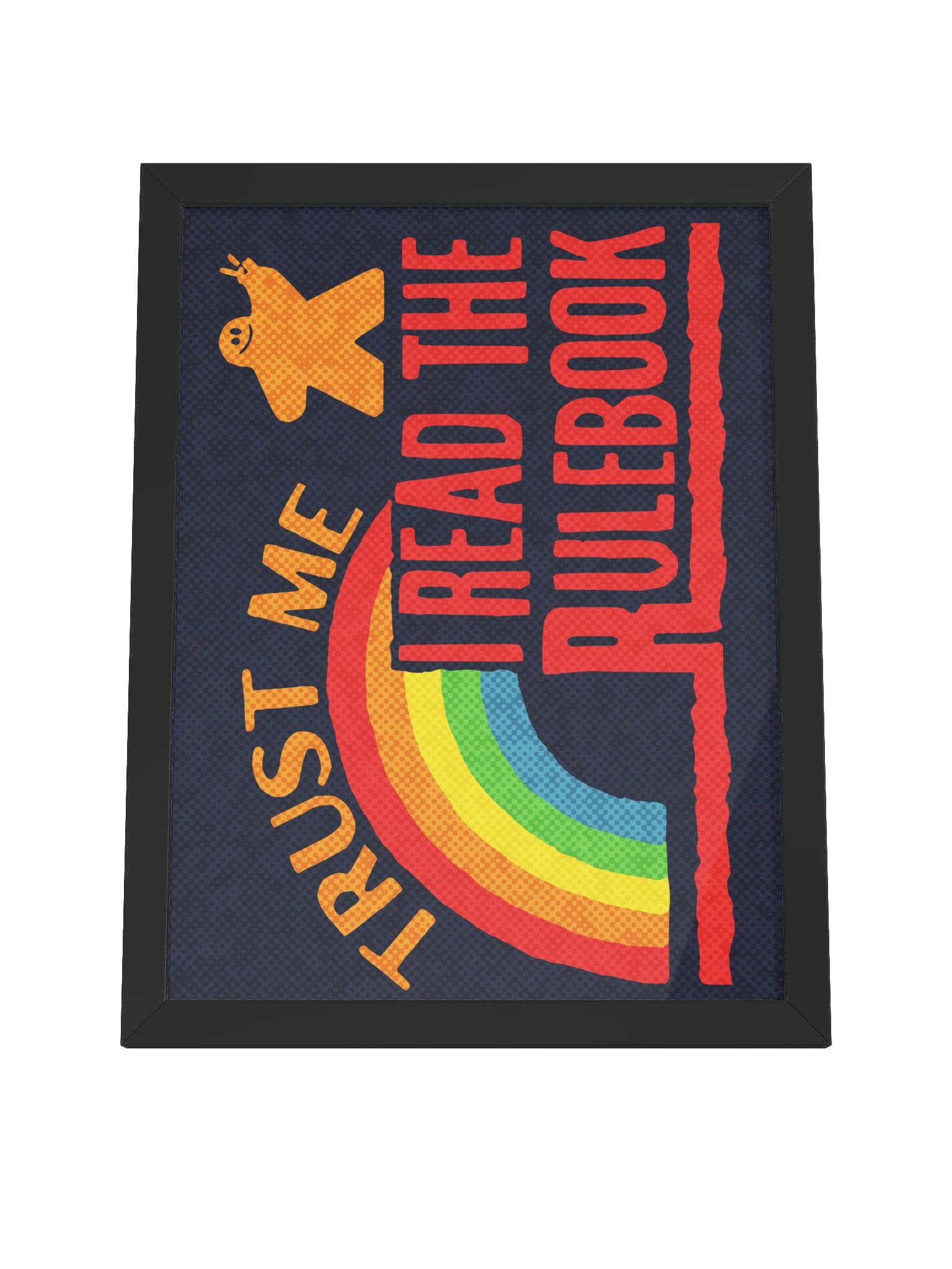 Rulebook Rainbow Board Game Poster - FRAMED product image (15)