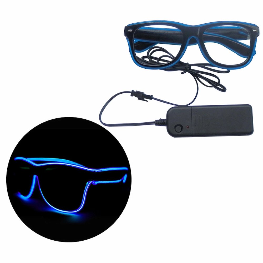 LED نظارات نيون مضيئة للحفلات والهالوين – تصميم عصري ومميز product image (3)