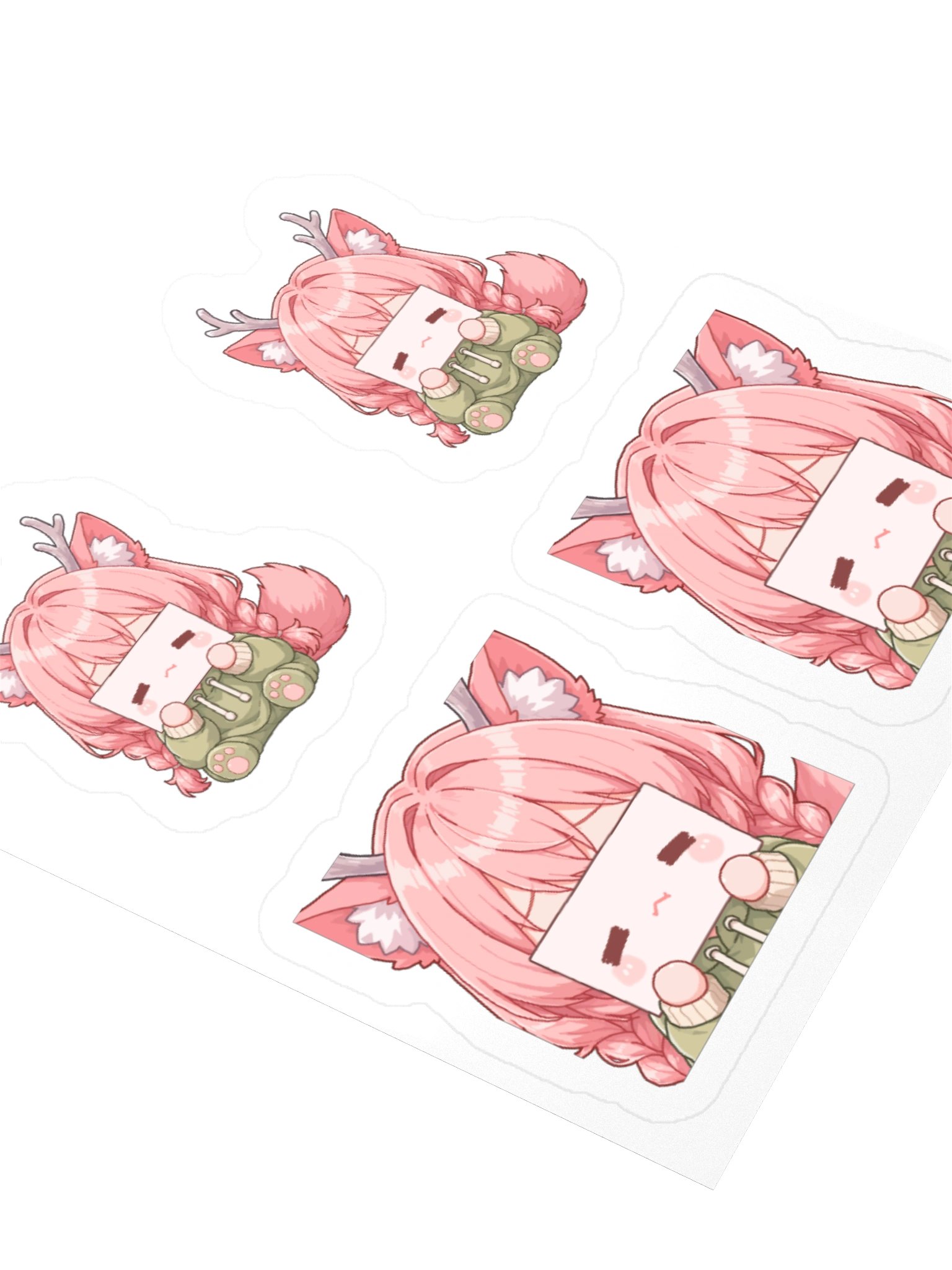 🌸 Shy Frog Fox Sticker Pack product image (3)