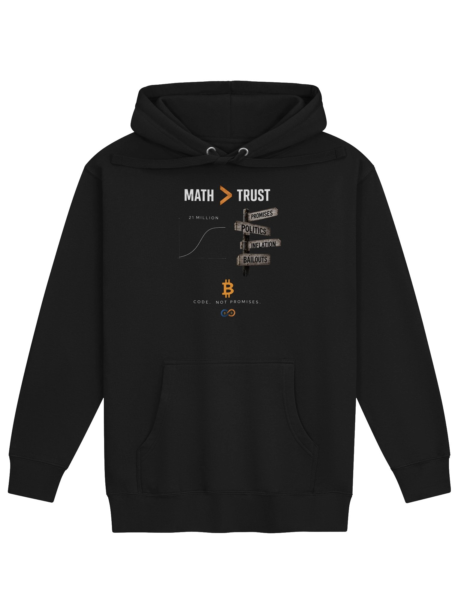 Math > Trust Bitcoin Hoodie product image (3)