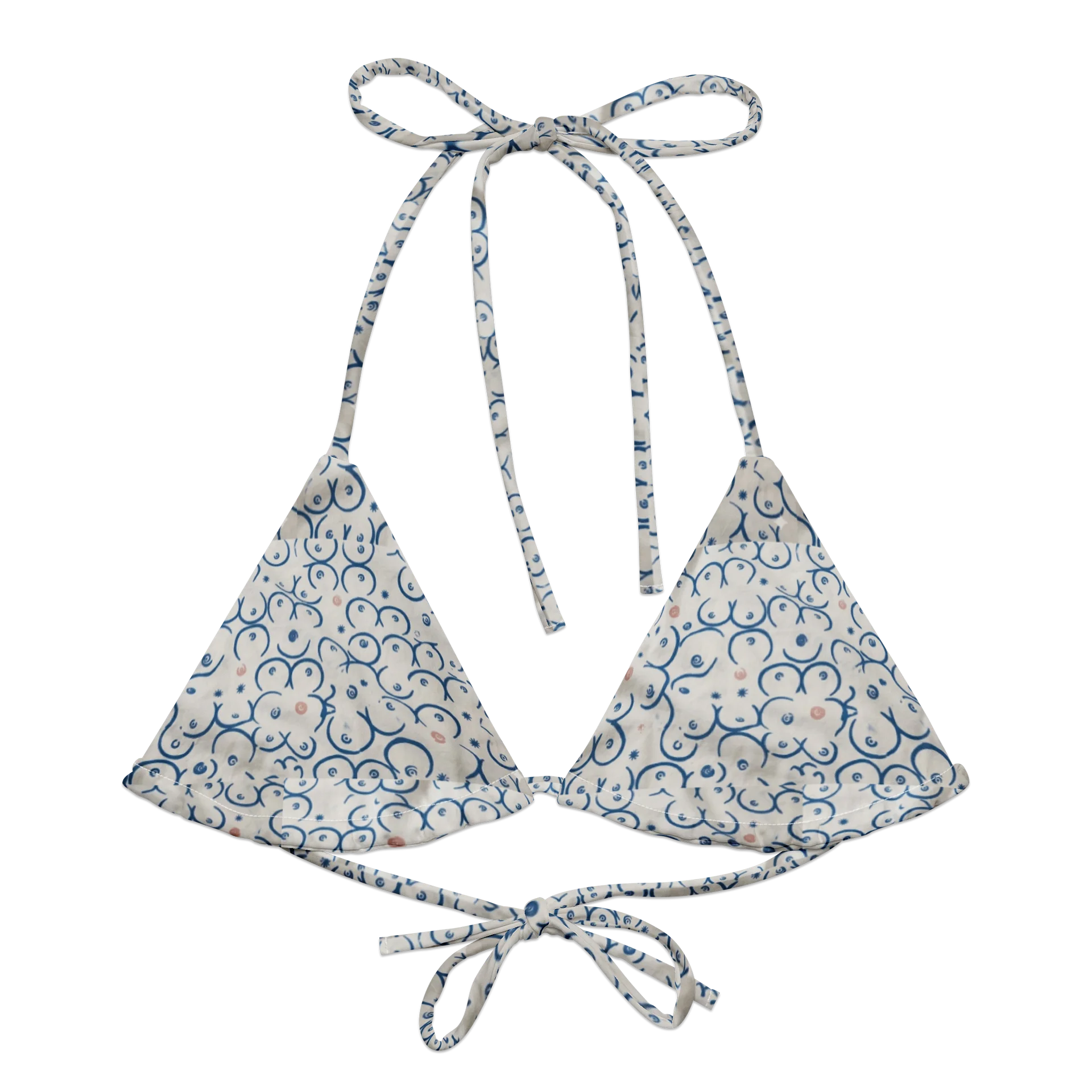 the boobs all over print bikini top product image (1)