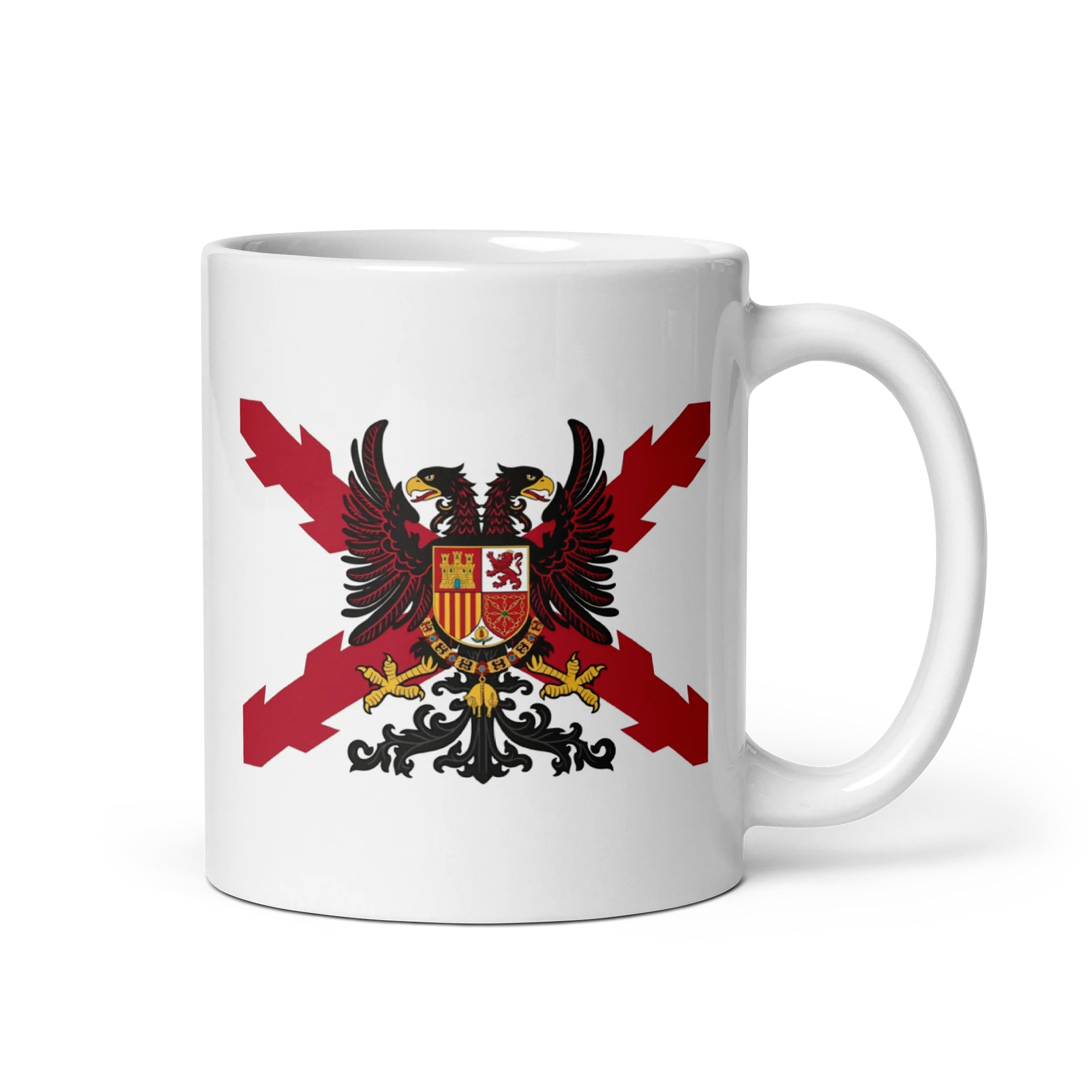 Taza de bandera de Cruz de Borgoña product image (1)