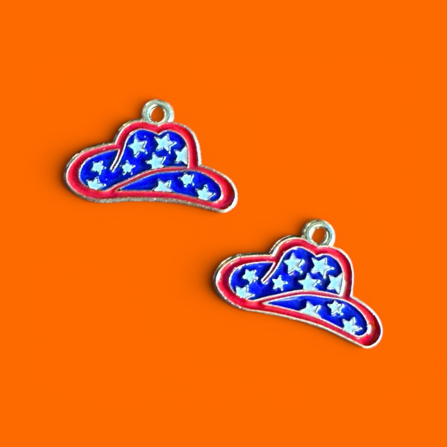 Patriotic Cowboy Hat Whinny Winners Braid and Bridle Charms for Horses | Little Shop of Ponies product image (1)