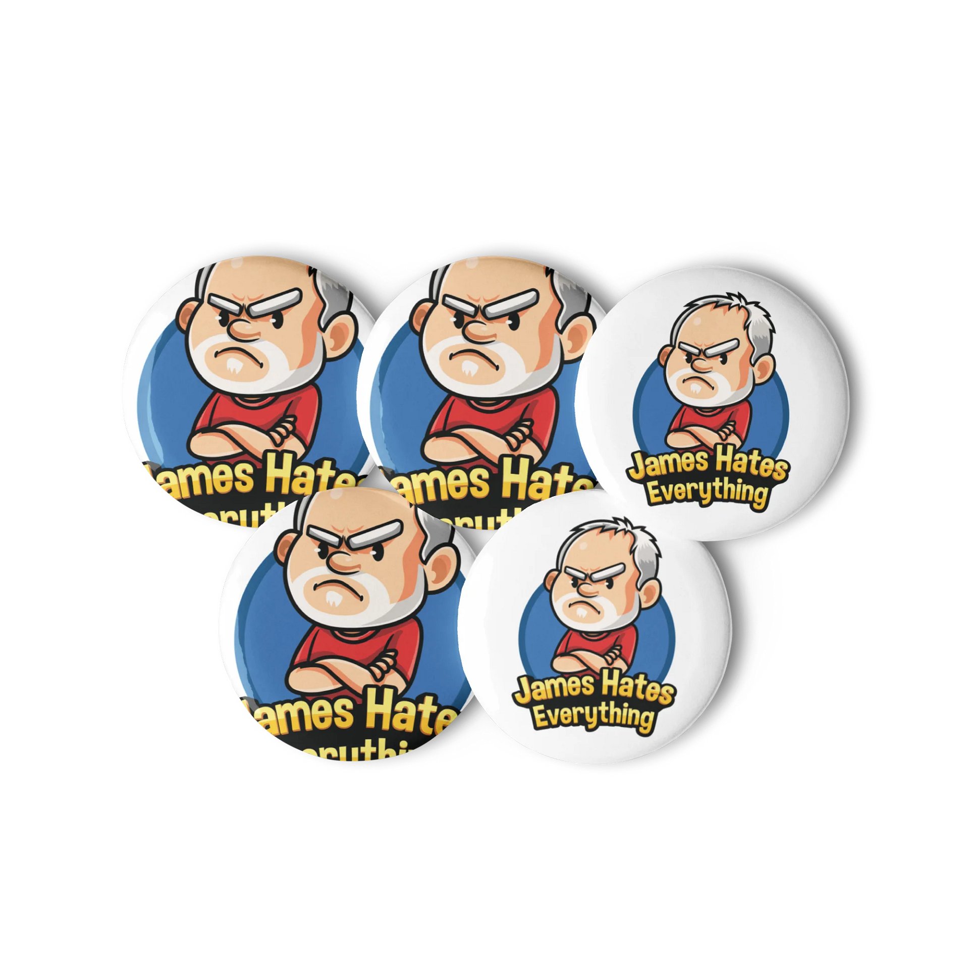 James Hates Everything Pin Set product image (3)