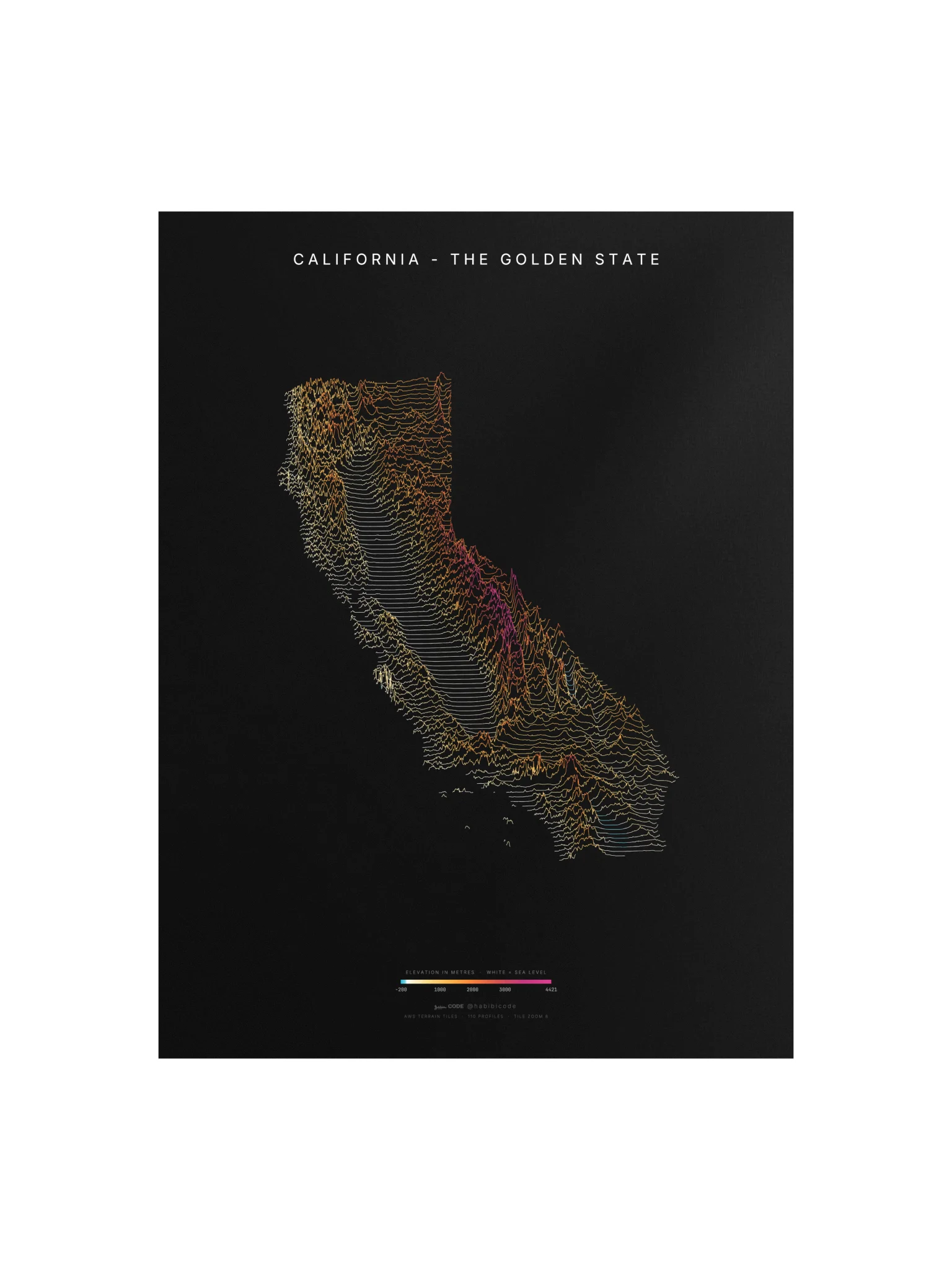 Ridgeline Poster - California product image (1)