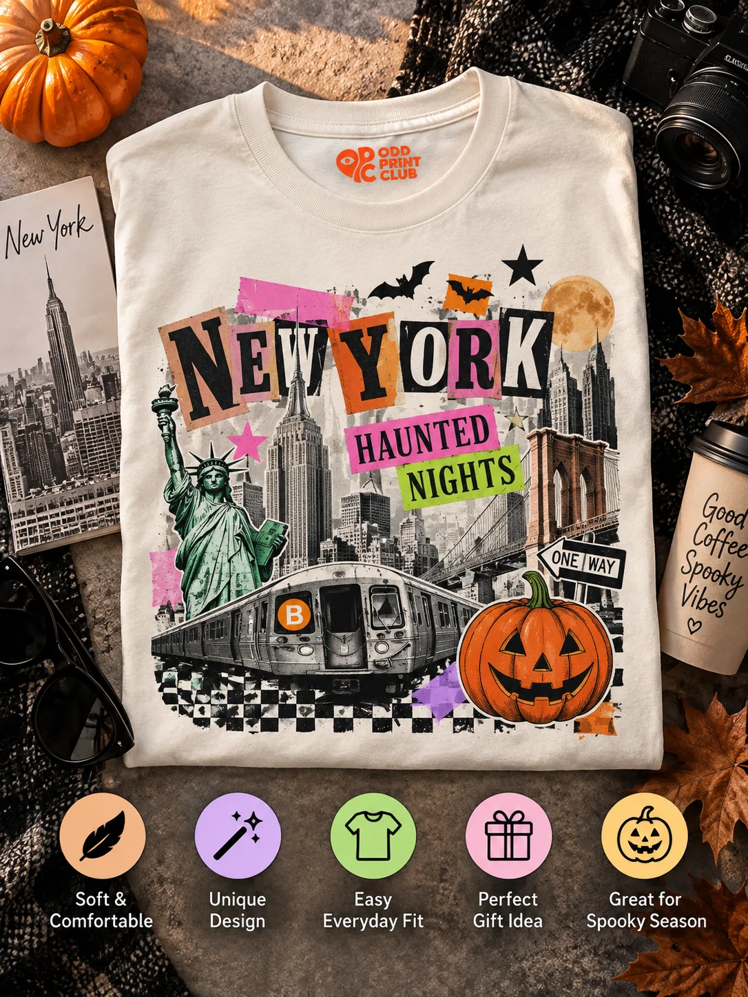 New York Haunted Nights Halloween T-Shirt product image (2)