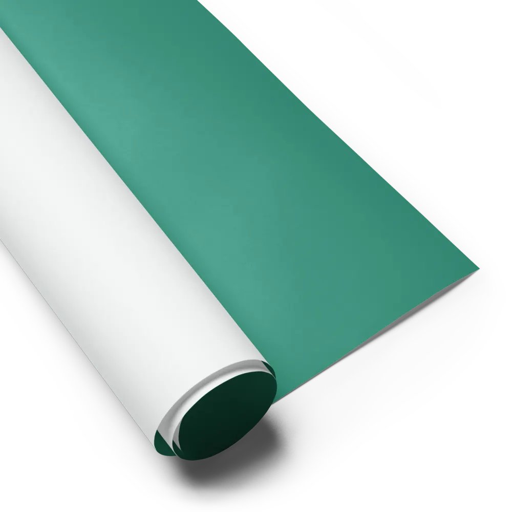 Elf Green Solid Holiday Christmas Wrapping Paper Sheets (3) product image (6)